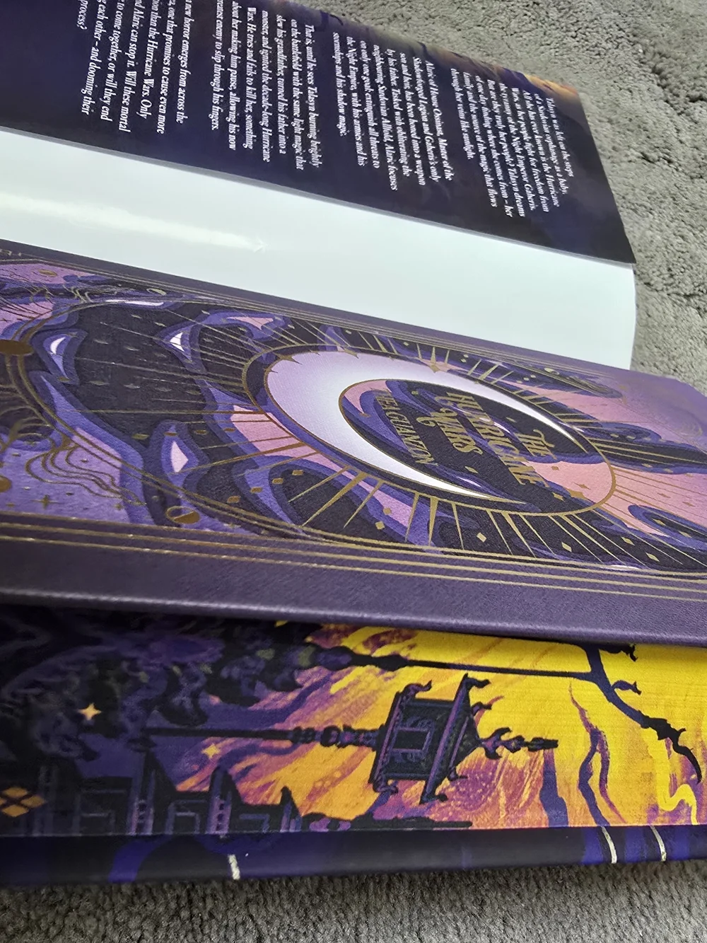 The Hurricane Wars Art Print Set - Purple & Gold Home Art